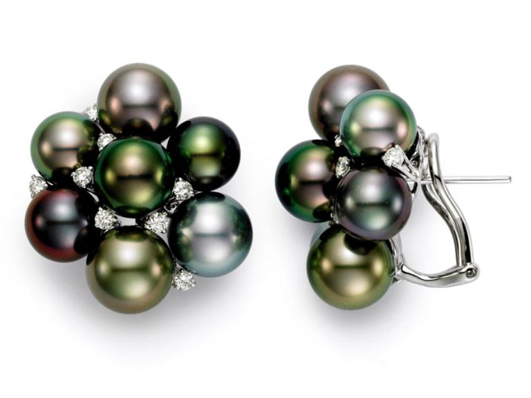 Mastoloni Tahitian pearl earrings